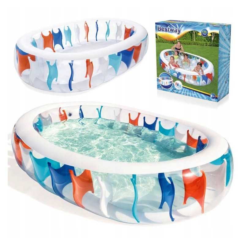 Bestway didelis šeimos sodo baseinas 229 x 152 cm