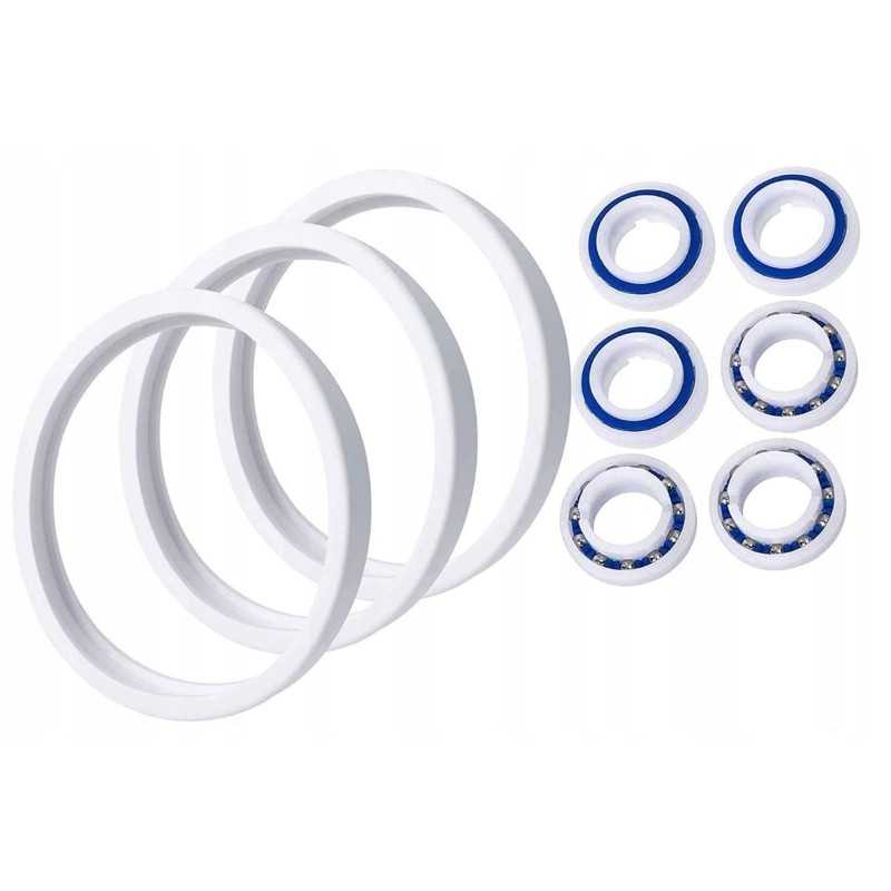 Sandarinimo guoliai baseino valymo robotui