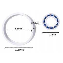 Sandarinimo guoliai baseino valymo robotui