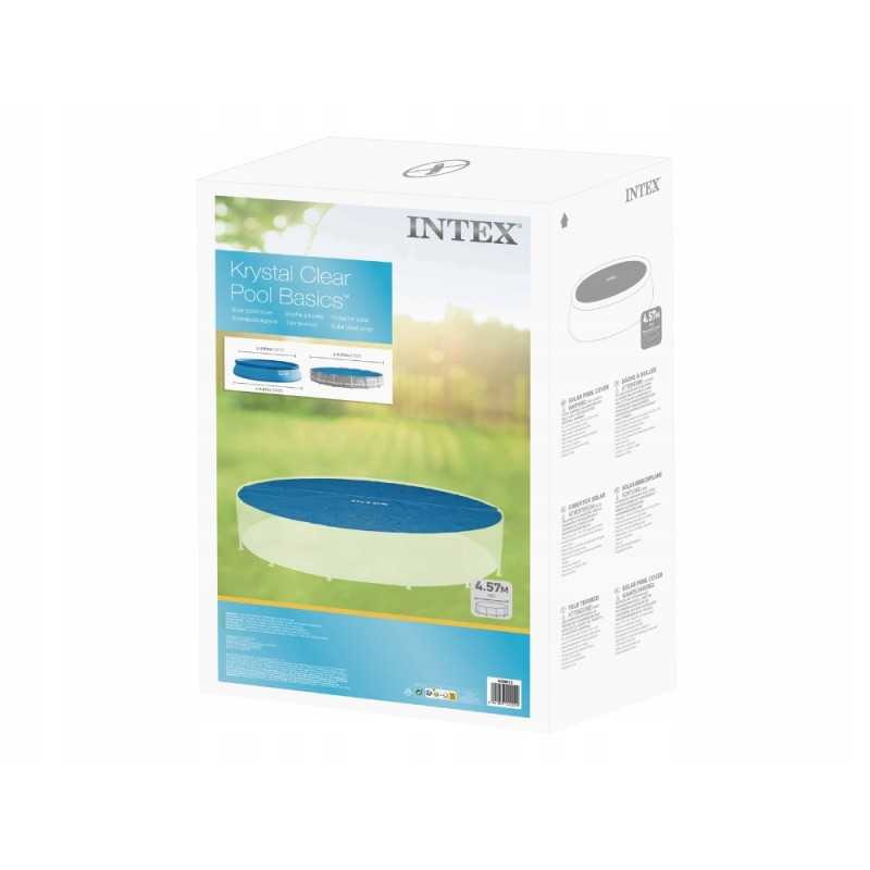 Saulės folijos danga baseinui 457 cm intex 28013