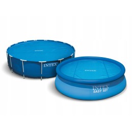 Saulės folijos danga baseinui 457 cm intex 28013