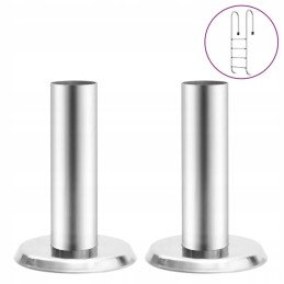 Baseino kopėčių turėklų laikikliai, 2 vnt., nerūdijančio plieno