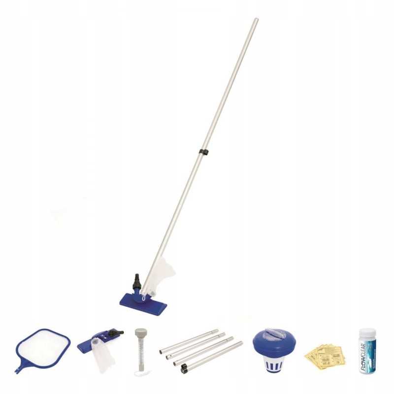7in1 baseino valymo rinkinys, bestway priedai
