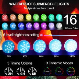 4x LED baseino lempa RGB apšvietimas RGB LED lempos 16 spalvų su nuotolinio valdymo pulteliu