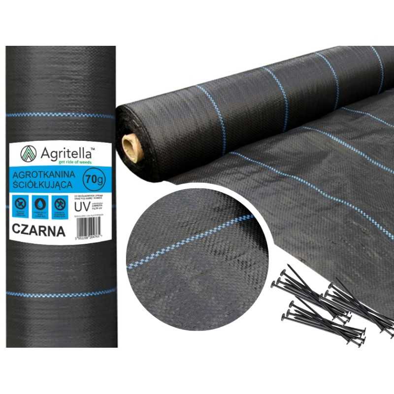 ✨Agritella nuo piktžolių mulčiavimo audinys, smeigtukai, 50 vnt