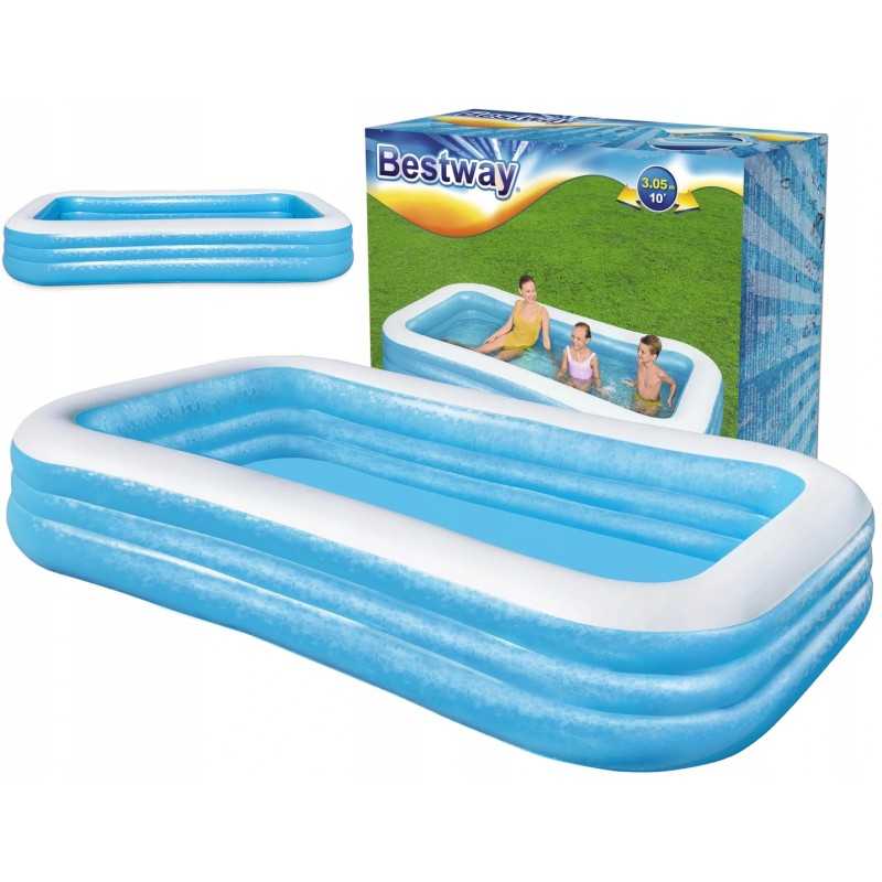 Didelis pripučiamas baseinas 305x183x55cm bestway 54009