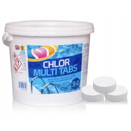 Chloro daugiafunkcinės tabletės 200g gamix multi 5kg