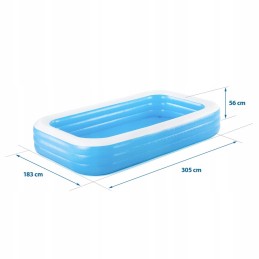 Pripučiamas baseinas vaikams 305 x 183 x 56 cm bestway 54009