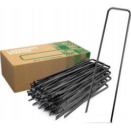 Anglies plieno inkaro kaiščiai necinkuoti žemės ūkio tekstilei 250 vnt 15 cm