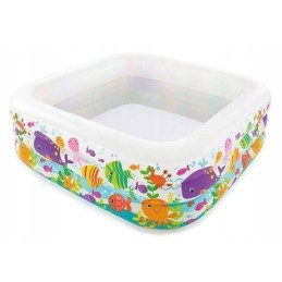 Akvariumo pripučiamas baseinas 159 x 159 x 50 intex