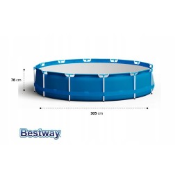 Bestway apvalaus rėmo baseinas 305 x 76 cm solo be priedų 56677
