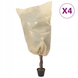 Apsauginiai gaubtai su virvelėmis 4 vnt 70 g m2 0 8x1 2 m