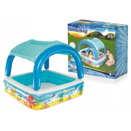 Bestway 52192 pripučiamas baseinas su stogu linksmybėms saulėje
