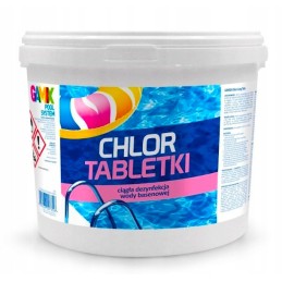 Gamix multichloras baseinui sūkurinė vonia didelės tabletės ilgai veikiančios 200g 5kg