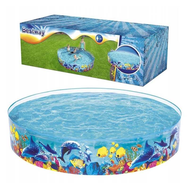 Bestway baseino vaikiškas baseinas vaikams 244x46cm 55031