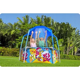 Sodo baseinas su stogu vaikams 183x51cm bestway