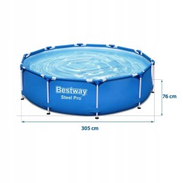 Plieninis sodo baseinas 305x76cm bestway 56677