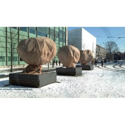 Krepšys vazoniniams augalams apsaugoti nuo šalčio