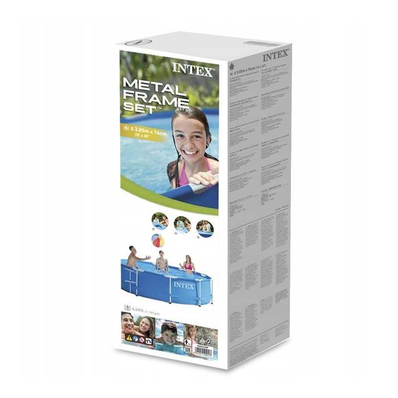 Plieninis sodo baseinas 305x76 intex 28200