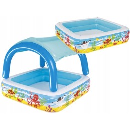 Pripučiamas baseinas su stogu, didelis vaikiškas irklavimo baseinas