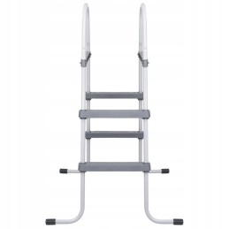 Pilkos baseino kopėčios, 84 cm, plieninės