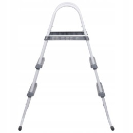 Pilkos baseino kopėčios, 84 cm, plieninės