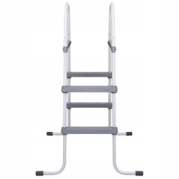 Pilkos baseino kopėčios, 84 cm, plieninės