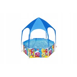 Karkasinis sodo baseinas su stogu 183 cm x 51 cm bestway 5618t