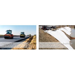 Sertifikuota ppc250 geotekstilė, matmenys 1m x 10m