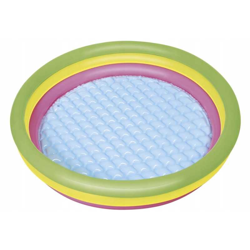 Pripučiamas sodo baseinas, mažas irklavimo baseinas, minkštas dugnas