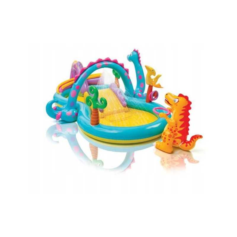 Dinoland pripučiama žaidimų aikštelė dėžėje 333x229x112