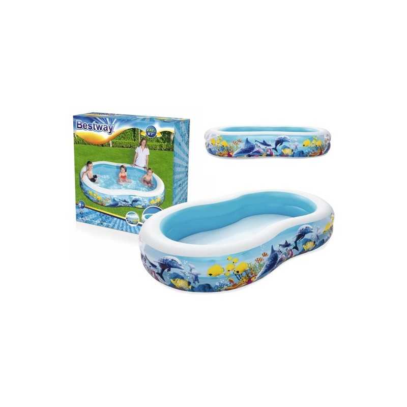 Pripučiamas baseinas 262 x 157 x 46 cm bestway 54118