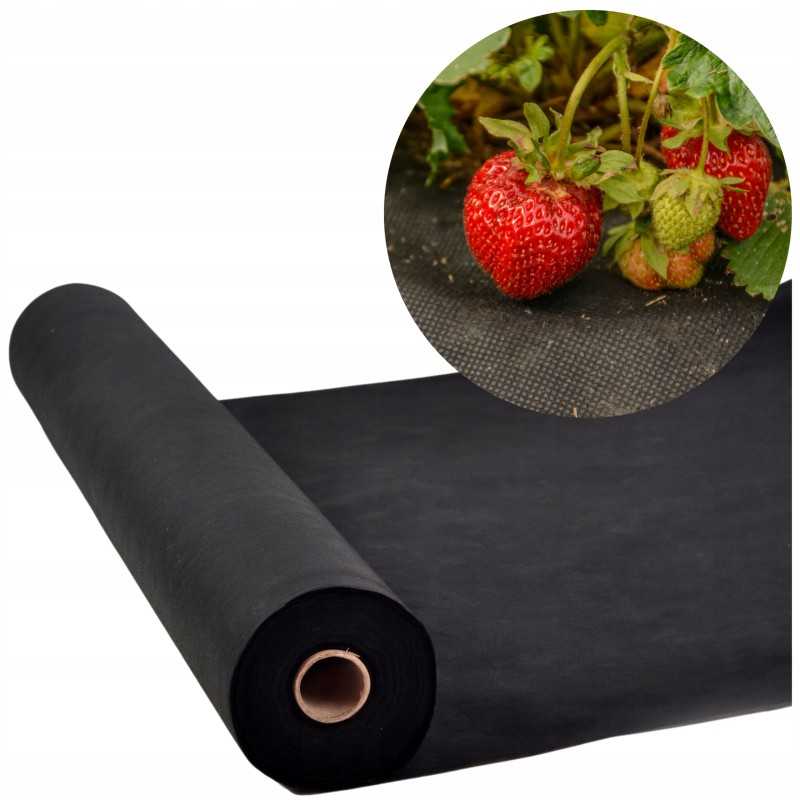 Agrotekstilės mulčiavimas nuo piktžolių, juodas, 3,2 x 20 metrų, 50 g/m²