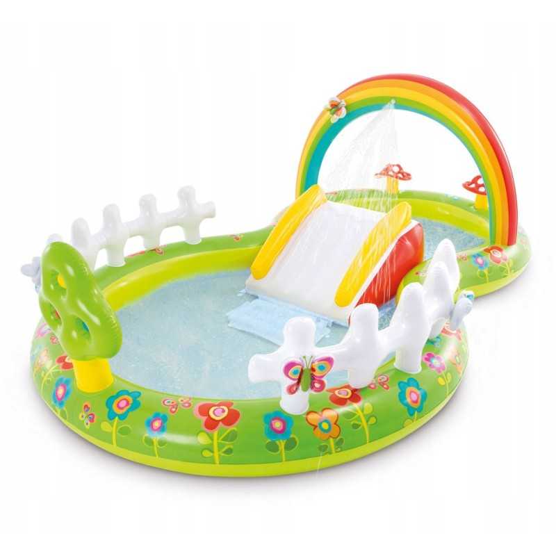 Baseinas, žaidimų aikštelė, vandens čiuožykla, intex 57154