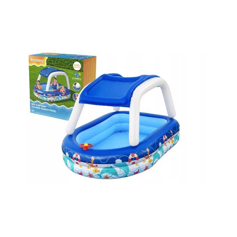 Pripučiamas baseinas vaikams su baldakimu, baseinas su stogu, bestway 54370