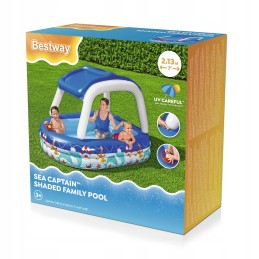 Pripučiamas baseinas vaikams su baldakimu, baseinas su stogu, bestway 54370