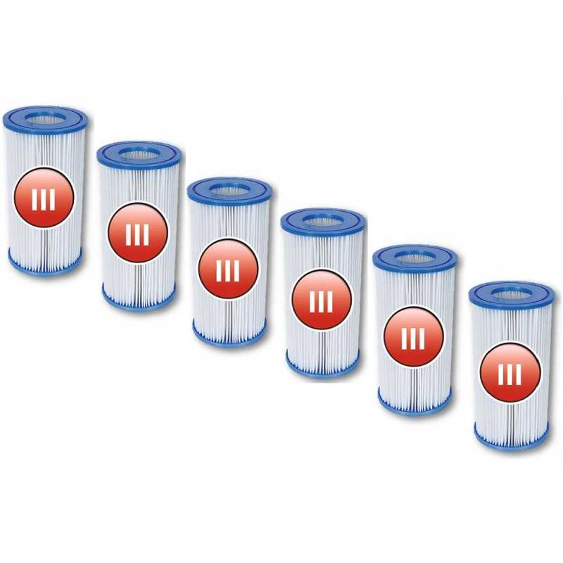 6vnt filtro įdėklas III tipo Bestway 58012 siurbliui