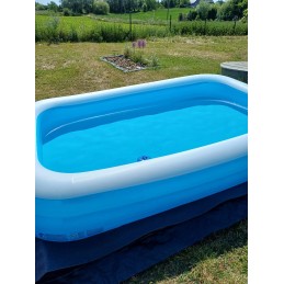 Sodo baseinas pripučiamas baseinas Bestway stačiakampis baseinas 305x183x56cm 3in1