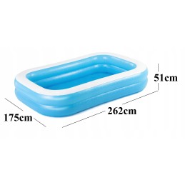 Bestway vaikų baseinas 262x175x51cm