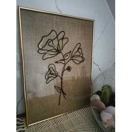 ⭐ natūralus džiuto audinys 100cm 250g/m² vienam metrui