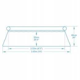 Išplečiamasis sodo baseinas 305 x 66 cm 9in1 bestway 57458