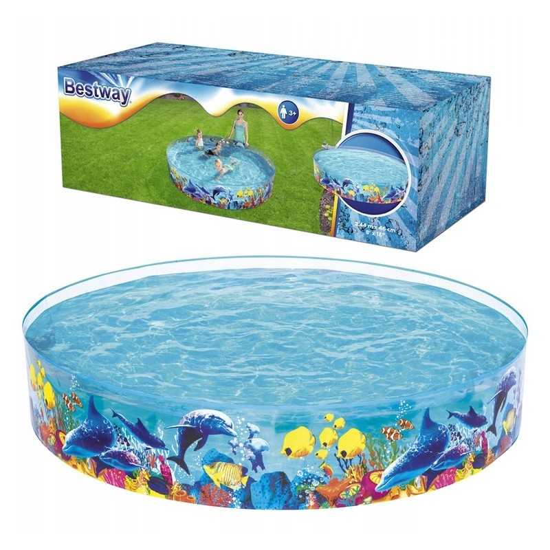 Bestway baseino vaikiškas baseinas vaikams 244x46cm 55031