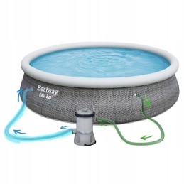 Išplečiamasis sodo baseinas 366 x 76 cm 4in1 bestway 57443