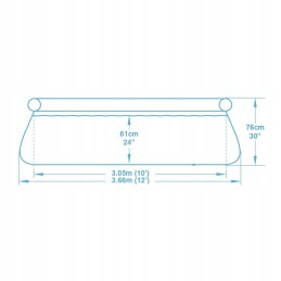Išplečiamasis sodo baseinas 366 x 76 cm 4in1 bestway 5