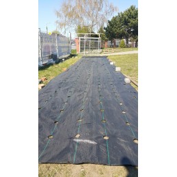 Agroaudimas piktžolėms su skylutėmis 160 cm x 5 metrai