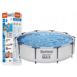Bestway apvalaus rėmo baseinas 305 x 76 pro max sustiprintas 5in1