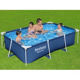 Šeimos karkasinis baseinas sodui 259x170 cm bestway stačiakampis baseinas