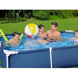 Sodo baseinas ant bestway rėmo 259x170x61 cm šeimos karkasinis baseinas
