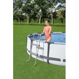 Dvipusės saugios ir stabilios baseino kopėčios bestway 56406 84cm