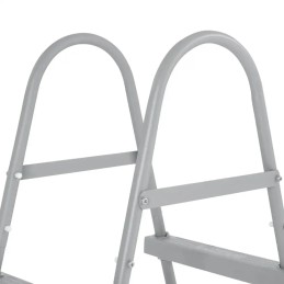 Dvipusės saugios ir stabilios baseino kopėčios bestway 56406 84cm